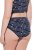 Ulla Popken 850538 Geblümte Slips aus Bio-Baumwolle 2er-Pack Dunkelblau - Slips - 