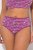 Ulla Popken 850538 Geblümte Slips aus Bio-Baumwolle 2er-Pack Violett - Slips - 