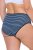 Ulla Popken 850966 Gestreifte Slips 5er-Pack Dunkelblau - Slips - 