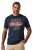JP1880 850980 T-Shirt mit Print im Vintage-Look Dunkelblau TALL - TALL T-shirts - Extra lange T-Shirts Herren