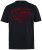 JP1880 851002 T-Shirt mit Brustprint Schwarz TALL - TALL T-shirts - Extra lange T-Shirts Herren