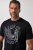 JP1880 851008 T-Shirt mit Brustprint Schwarz TALL - TALL T-shirts - Extra lange T-Shirts Herren