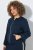 Ulla Popken 851040 Sweatjacke mit Reißverschluss Dunkelblau - Sweatshirts - Sweatshirts für Damen in großen Größen
