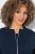 Ulla Popken 851040 Sweatjacke mit Reißverschluss Dunkelblau - Sweatshirts - Sweatshirts für Damen in großen Größen