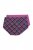 Ulla Popken 851071 Karierte Slips aus Bio-Baumwolle 2er-Pack Violett - Slips - 