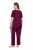 Ulla Popken 851245 Pyjama Beerenrot - Pyjama/Loungewear - 