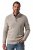JP1880 851436 Strickpullover mit Knopfkragen Nussbraun TALL - TALL sweatshirts - TALL Sweatshirts mit Extralänge