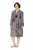 Ulla Popken 851546 Gemustertes Midikleid Senfgelb - Midikleider - Midikleider in großen Größen