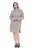Ulla Popken 851563 Langärmliges Strickkleid Beige - Kleider - Kleider für jede Größe