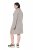 Ulla Popken 851563 Langärmliges Strickkleid Beige - Kleider - Kleider für jede Größe