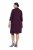Ulla Popken 851664 Jerseykleid mit Rollkragen Pflaume - Kleider - Kleider für jede Größe