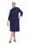 Ulla Popken 851664 Jerseykleid in A-Linie mit Taschen Dunkelblau - Kleider - Kleider für jede Größe