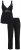 Ulla Popken 851693 Pyjama Schwarz - Pyjama/Loungewear - 