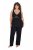 Ulla Popken 851693 Pyjama Schwarz - Pyjama/Loungewear - 