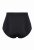 Ulla Popken 851700 Karierte Slips mit hoher Taille und Spitze Schwarz - Slips - 