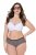 Ulla Popken 851730 Gemusterte Slips 5er-Pack Beige - Slips - 