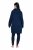 Ulla Popken 851749 Homewear-Kleid mit Karomuster und Kapuze Dunkelblau - Pyjama/Loungewear - 