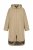 Ulla Popken 851764 Oversize-Mantel mit abnehmbarer Kapuze Sand - Mäntel - Große Größen: Mäntel für Damen