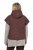 Ulla Popken 851785 Oversize-Steppweste mit Kapuze Braun - Westen - 