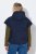 Ulla Popken 851785 Oversize-Steppweste mit Kapuze Dunkelblau - Westen - 