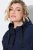 Ulla Popken 851785 Oversize-Steppweste mit Kapuze Dunkelblau - Westen - 