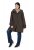 Ulla Popken 851803 Dufflecoat Dunkelbraun - Mäntel - Große Größen: Mäntel für Damen