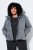 Ulla Popken 851854 Steppjacke Grau meliert - Jacken - Große Jacken für Damen