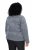 Ulla Popken 851854 Steppjacke Grau meliert - Jacken - Große Jacken für Damen