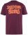 JP1880 851910 Rolling Stones Vintage Logo T-Shirt Aubergine - Band-T-shirts - Band T-Shirts für große Größen