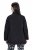 Ulla Popken 852076 Stepp-Crêpejacke mit Stehkragen Schwarz - Jacken - Große Jacken für Damen