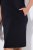 Ulla Popken 852079 Gestreiftes T-Shirt-Kleid Schwarz - Kleider - Kleider für jede Größe