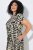 Ulla Popken 852257 Gemustertes Maxikleid Taupe - Maxikleider - Große Größen: Lange Maxikleider