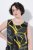 Ulla Popken 852329 Gestreiftes Jerseykleid Oliv - Jerseykleider - 