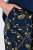 Ulla Popken 852577 Pyjama mit Muster Dunkelblau - Pyjama/Loungewear - 