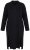Ulla Popken 852630 Langärmliges Strickkleid Schwarz - Midikleider - Midikleider in großen Größen