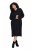 Ulla Popken 852630 Langärmliges Strickkleid Schwarz - Midikleider - Midikleider in großen Größen