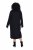 Ulla Popken 852630 Langärmliges Strickkleid Schwarz - Midikleider - Midikleider in großen Größen