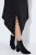 Ulla Popken 852636 Wickelkleid Schwarz - Jerseykleider - 