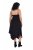 Ulla Popken 852636 Wickelkleid Schwarz - Jerseykleider - 