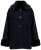 Ulla Popken 852644 Capejacke mit Kunstpelzbesatz Schwarz - Ponchos & Capes - 