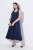 Ulla Popken 852680 Abendkleid Dunkelblau - Abendkleider - Abendkleider für Damen in großen Größen