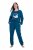 Ulla Popken 852725 Homewear-Hose Petrol - Pyjama/Loungewear - 