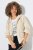 Ulla Popken 852802 Cordjacke Wollweiß - Jacken - Große Jacken für Damen
