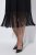 Ulla Popken 852937 Jerseykleid Schwarz - Jerseykleider - 