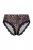 Ulla Popken 853106 Strings mit Animal-Print Schwarz - Slips - 