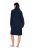 Ulla Popken 853353 Homewear-Kleid mit Kapuze Dunkelblau - Pyjama/Loungewear - 