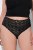 Ulla Popken 853495 Geblümte Slips 3er-Pack Schwarz - Slips - 