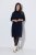 Ulla Popken 853504 Strickkleid mit Rollkragen Dunkelblau - Kleider - Kleider für jede Größe