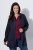 Ulla Popken 853577 Fleecejacke Dunkelblau - Jacken - Große Jacken für Damen