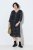 Ulla Popken 853620 Midikleid mit Animal-Print und 3/4-Ärmeln Schwarz - Midikleider - Midikleider in großen Größen